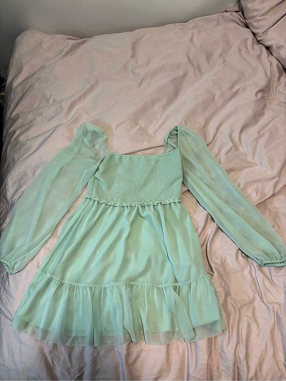 Wilfred Tempest Mini Dress Green Size Medium